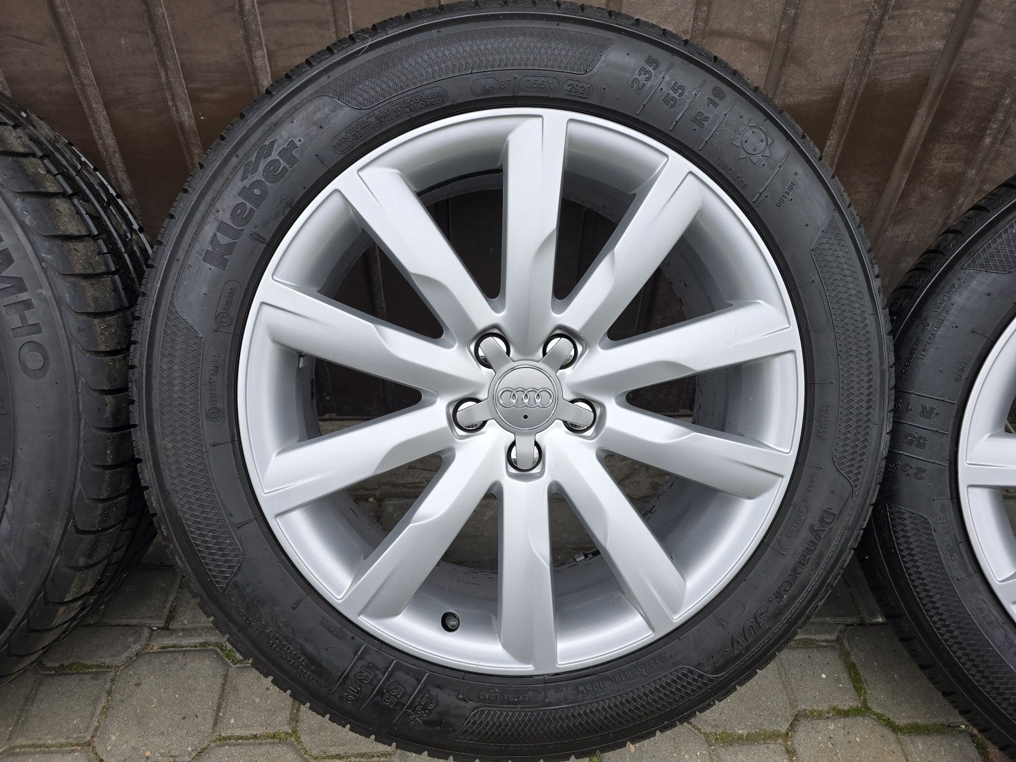 Felgi z oponami 235/55R19 Audi Q5 5x112 Q4 a4 A5 A6 A7 A8 Skoda Elroq