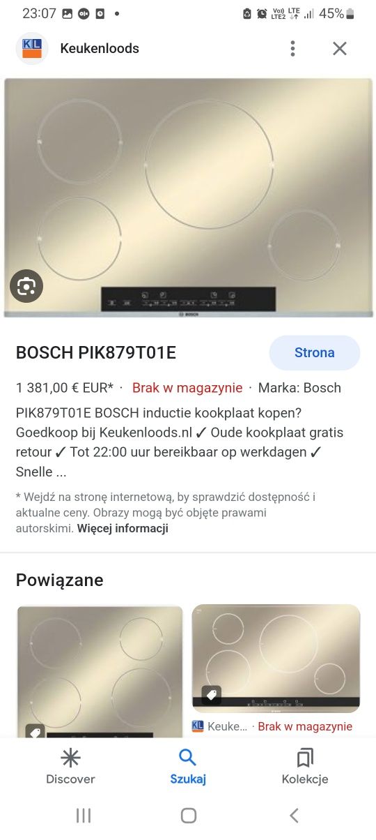 Płyta indukcyjna Bosch PIK879T01E