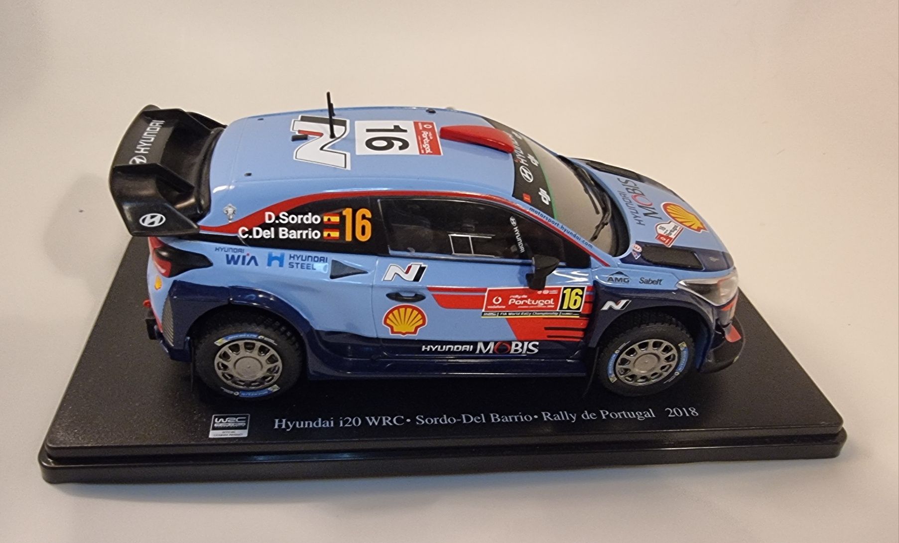 Altaya Hyundai I20 WRC #16 Sordo Portugal 18 1:24