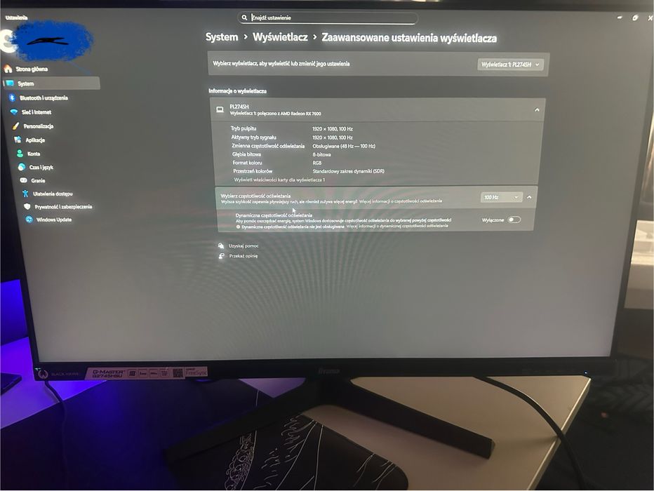 Monitor iiyama G-master black hawk G2745HSU-B1