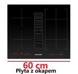 Płyta indukcyjna z wyciągiem, okapem Blaupunkt. Szerokość 60. Jak nowa