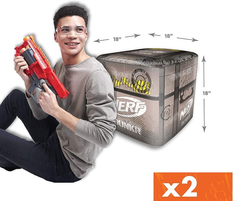 Бункеры Нерф Nerf Bunkr Battle Stackers Inflatable Battlezone Pack