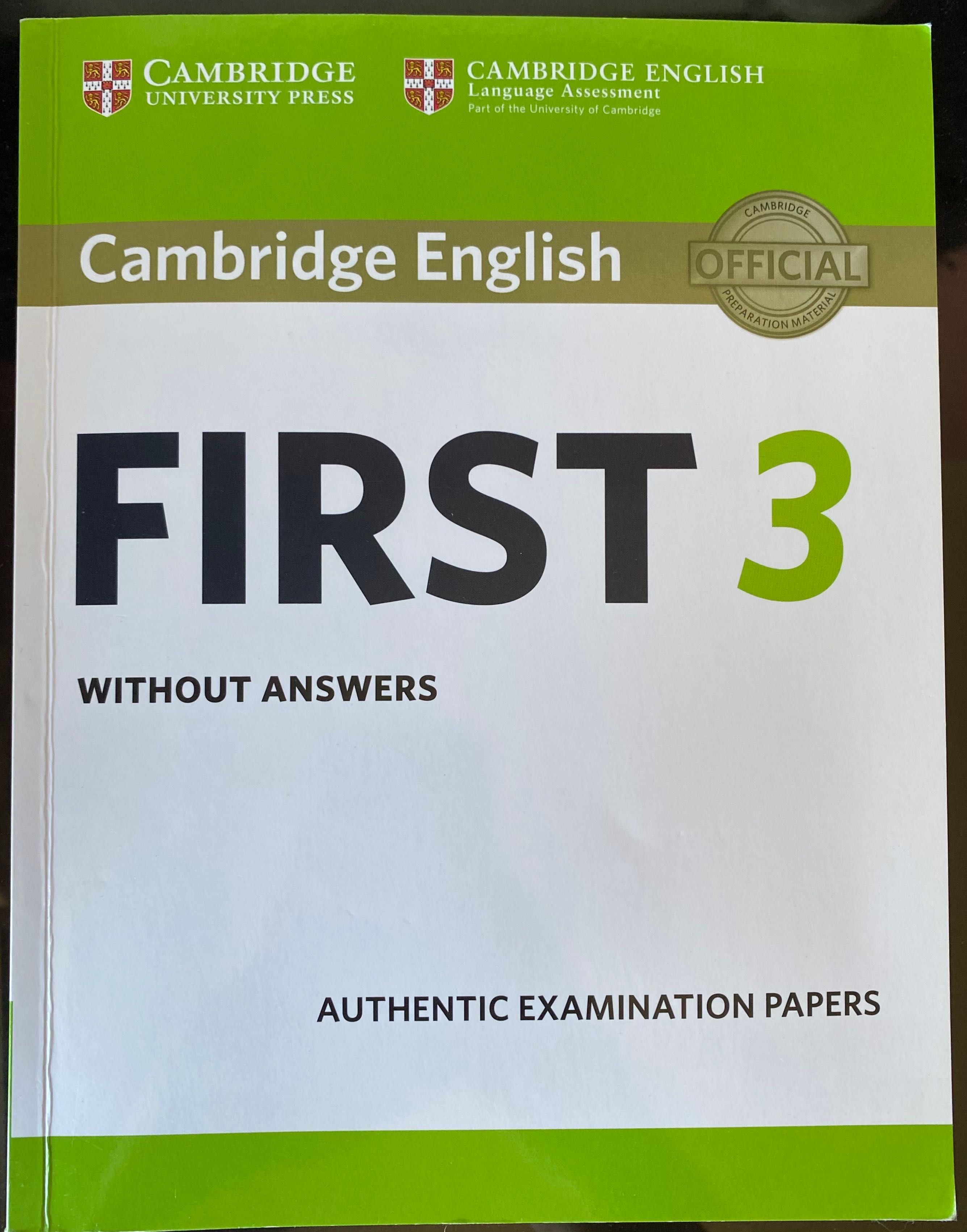 livro first 3 - Cambridge B2