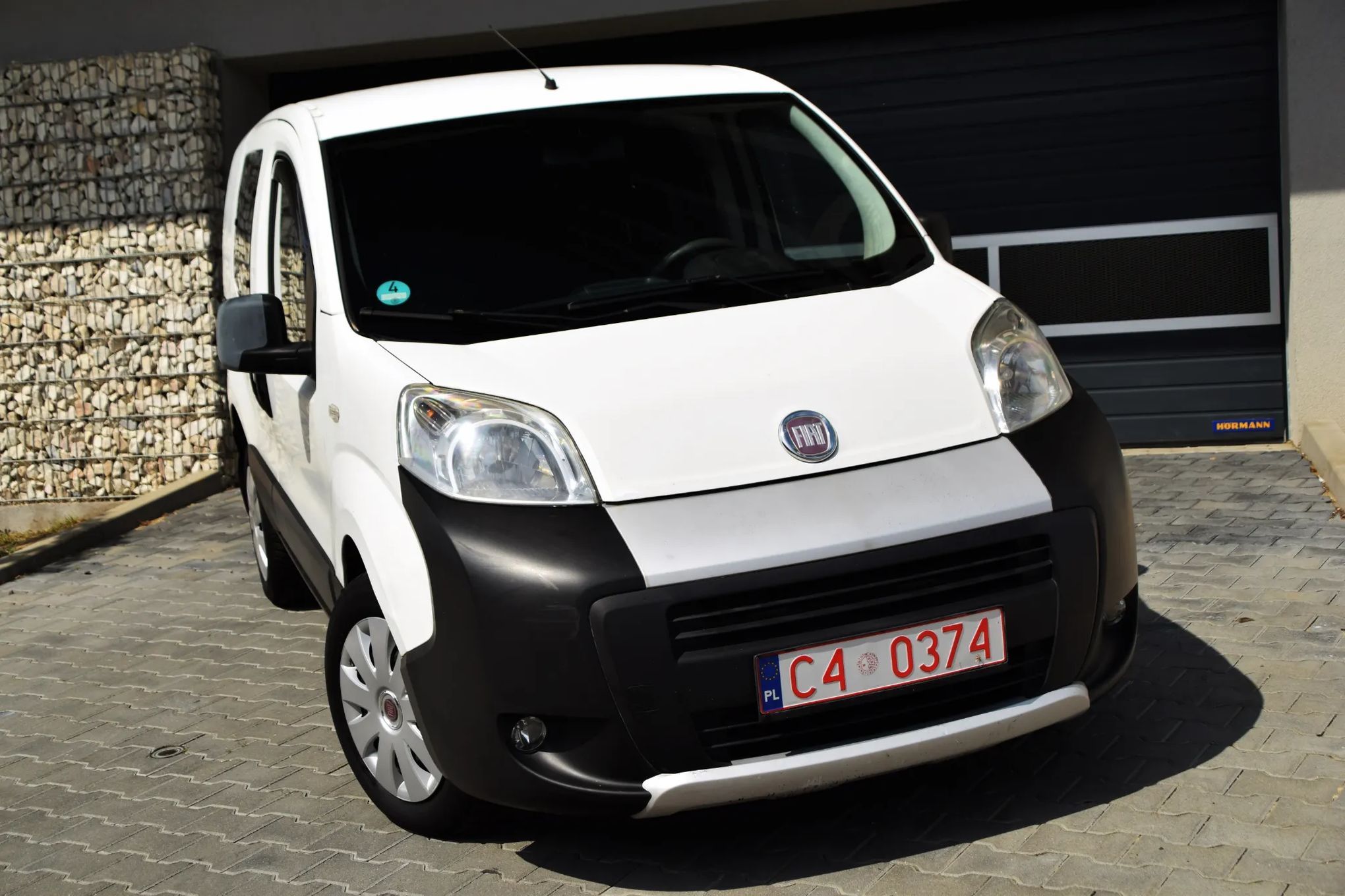 Fiat Fiorino 1.4 8v Benzyna / 2009r / Klimatyzacja / Skrzydełka / ZAREJESTROWANY