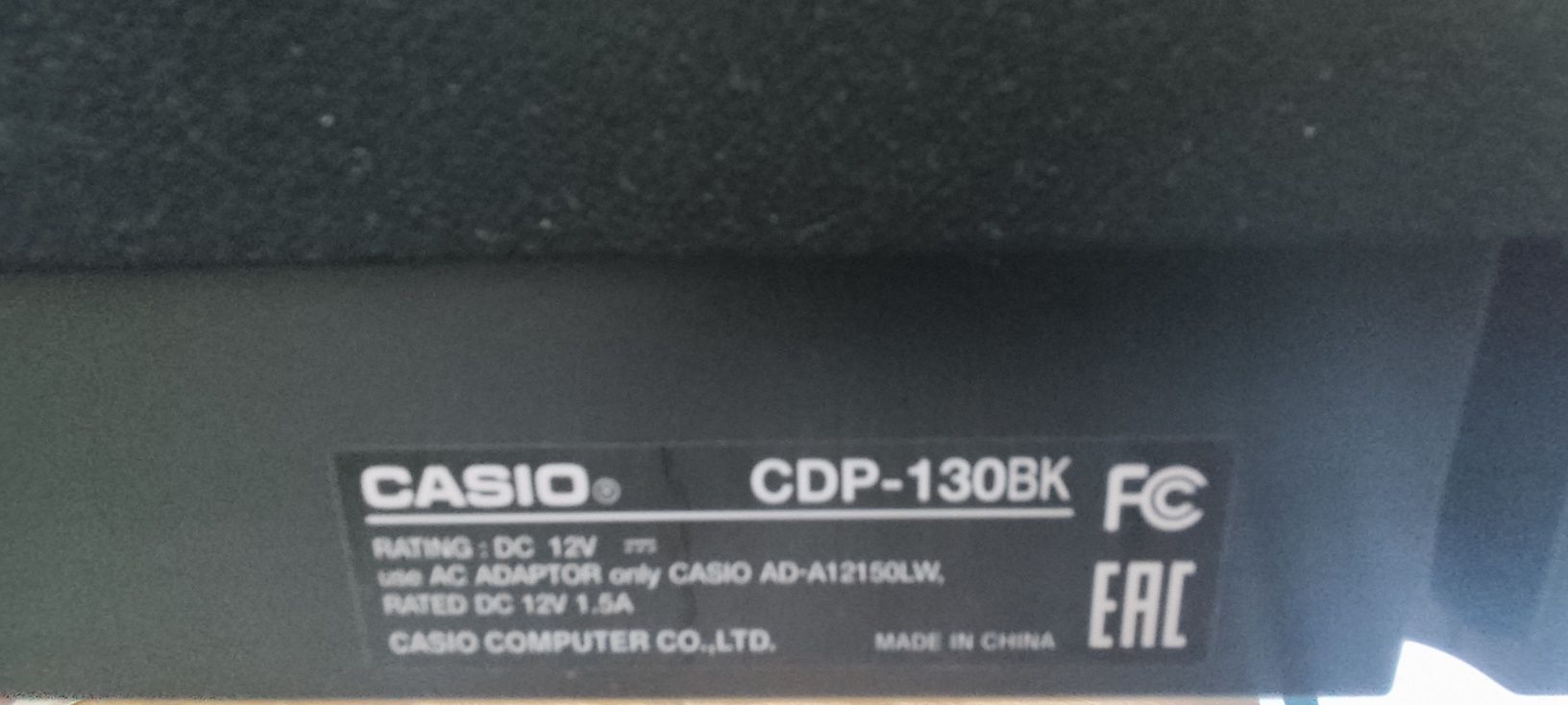 Pianino Casio CDP 130BK