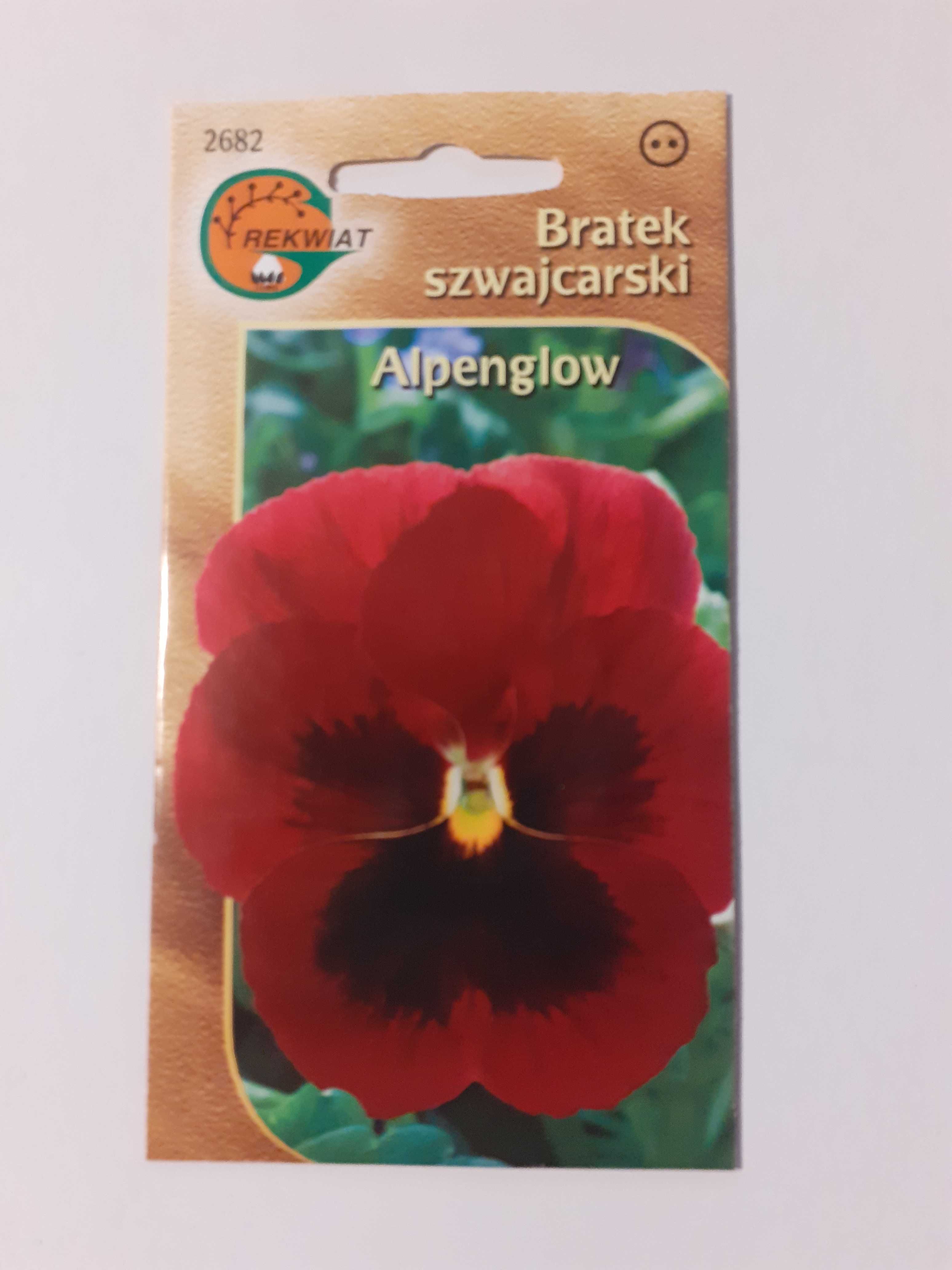 Nasiona bratki BRATEK Szwajcarski Czerwony Alpenglow 0,5 g