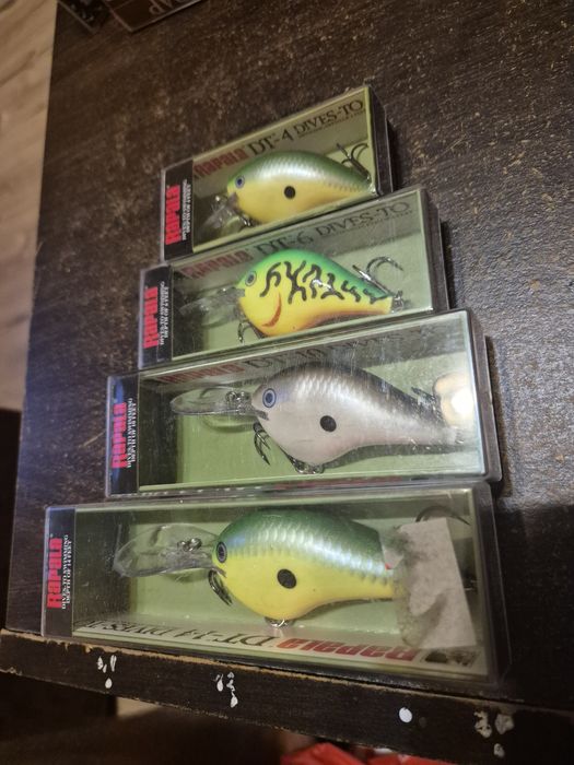 Rapala DT 4 , 6 , 10 , 14. Wobler woblery salmo ld przynęty