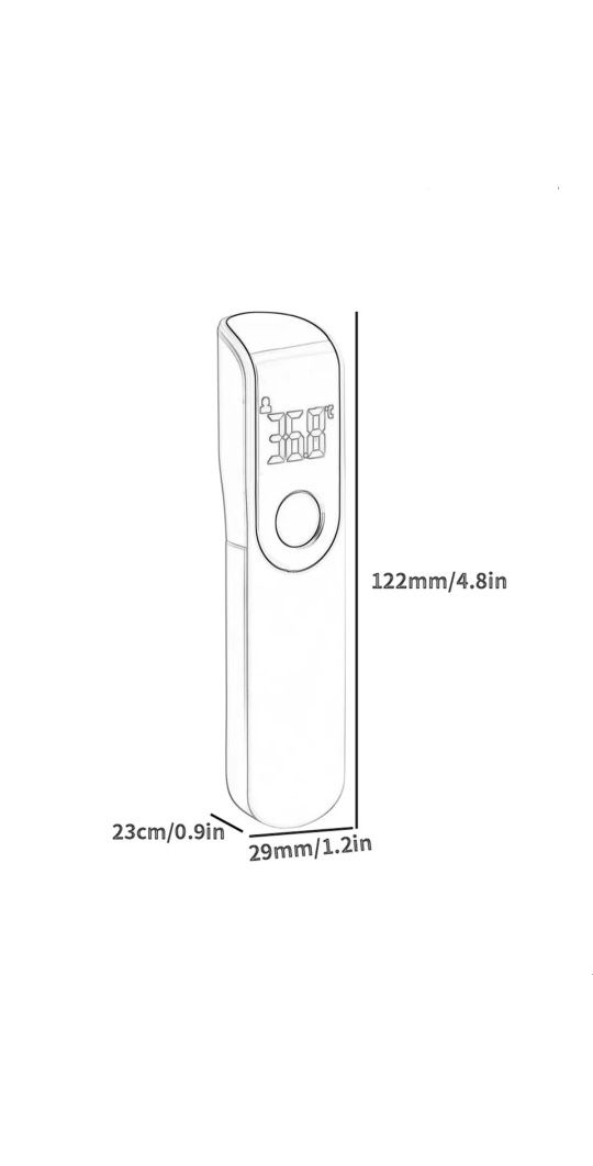 ТЕРМОМЕТР!!! Медичний безконтактний, інфрачервоний  з  LCD дісплеєм