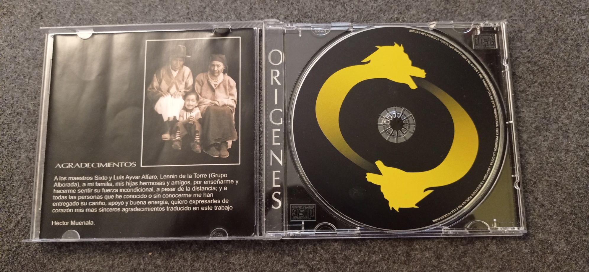 ORIGENES esperitu de los Andes CD