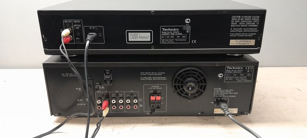 Zestaw audio Technics SA-EX120 + CD SL-PG590