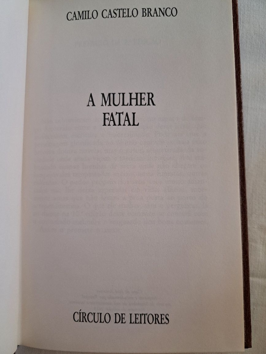 A mulher fatal - Camilo Castelo Branco