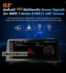 Auto-rádio 12.3" android 14 para BMW F10 F11 Serie 5 2010 a 2016