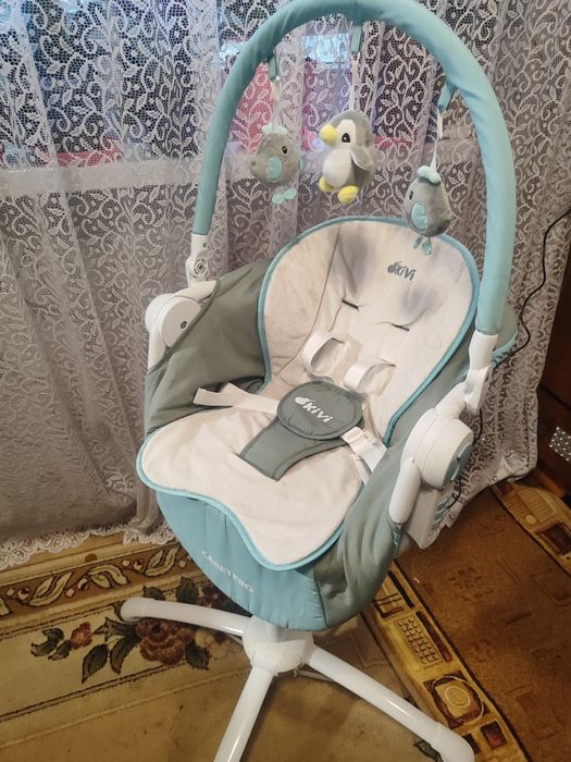 Крісло качелька, шезлонг, електро гойдалка!Крісло для годування, качел