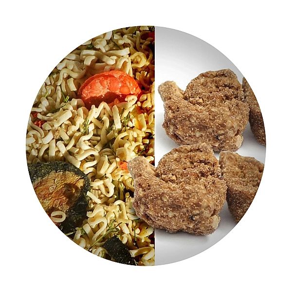 5kg Makaron błyskawiczny MIĘSNE KĄSKI z warzywami sucha karma pies ins