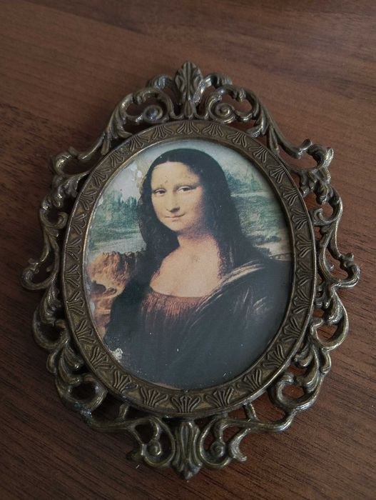 Mosiężna ramka ozdobna