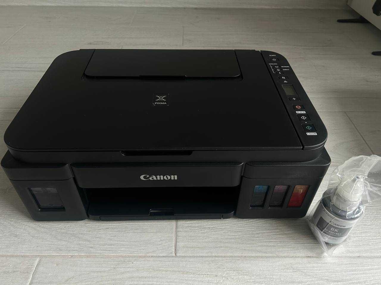 МФУ цветной печати Canon PIXMA G3410 c Wi-Fi