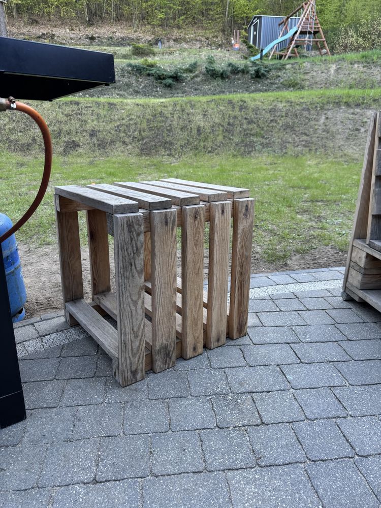 Meble z palet komplet wypoczynkowy