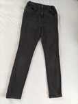 Czarne spodnie, wysoki stan, Reserved roz 146