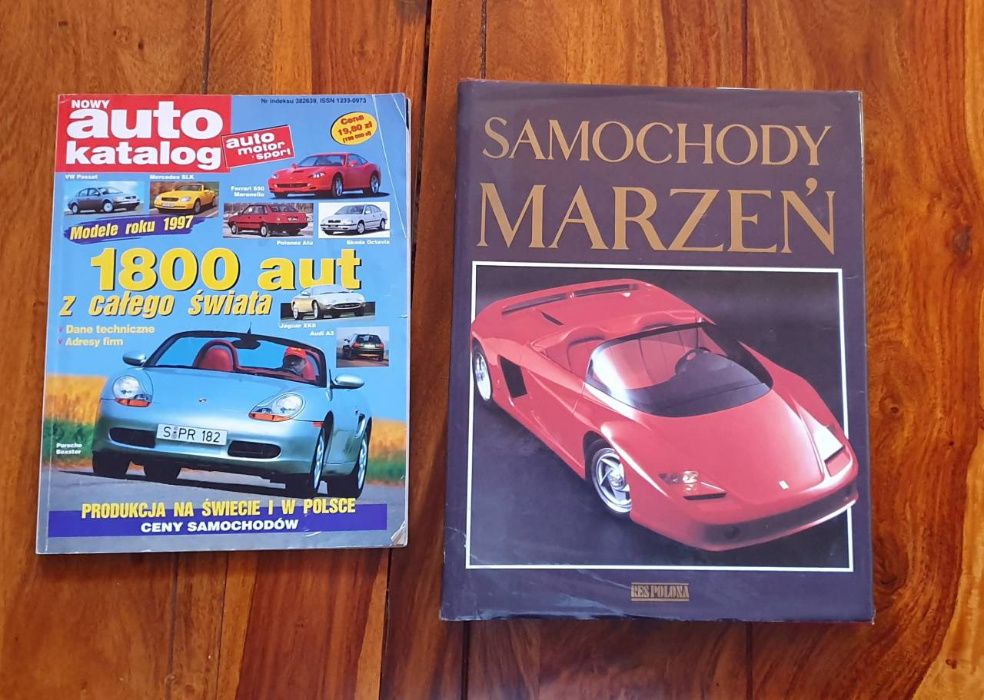 Magazyn motoryzacyjny Moto Magazyn 38 nrów + książka Samochody Marzeń