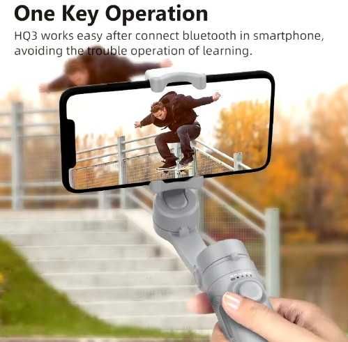 Gimbal para telemóvel Axnen hq3 3-axis dobrável