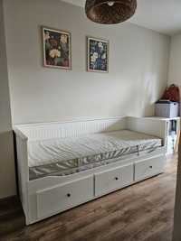 Łóżko IKEA Hemnes oraz materac Vannareid x2