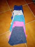 Conjunto de 5 calções para menina 7/8 anos