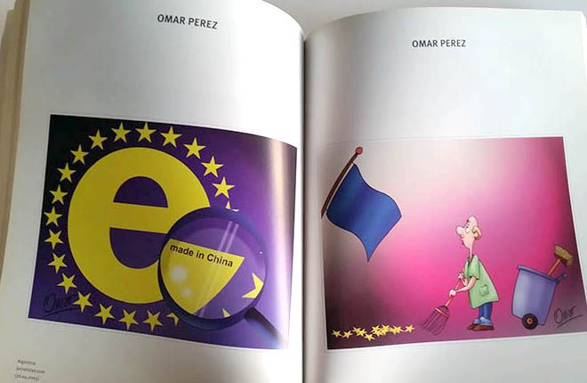 Europa -Livro de cartoons comemorativo dos 50 anos do Tratado de Roma