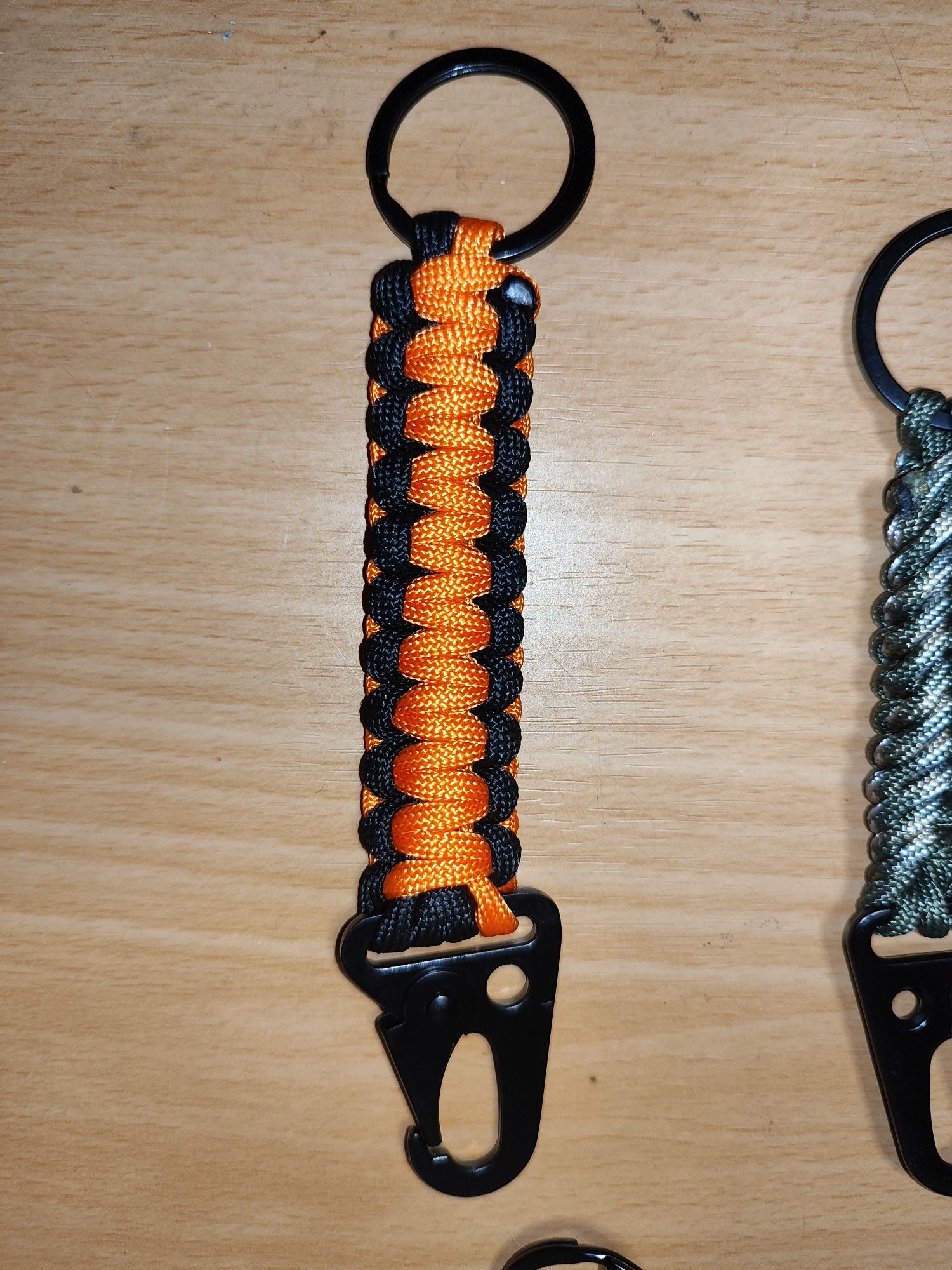 Porta chaves Paracord com gancho personalizado