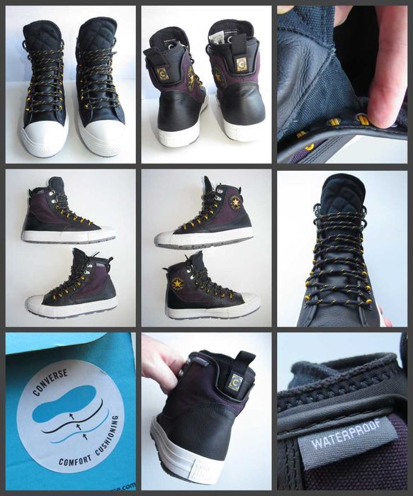 Мембранные, зимние хайтопы Converse All Terrain Climate WP р 43 (28см)