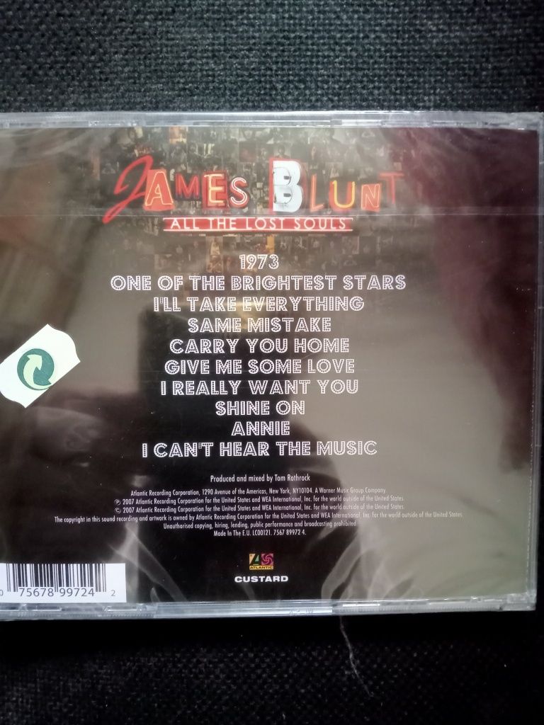 James Blunt CDs DVDs selados