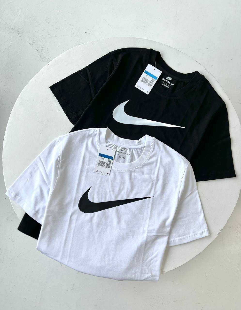 Футболка Nike белая и черная, S/M/L