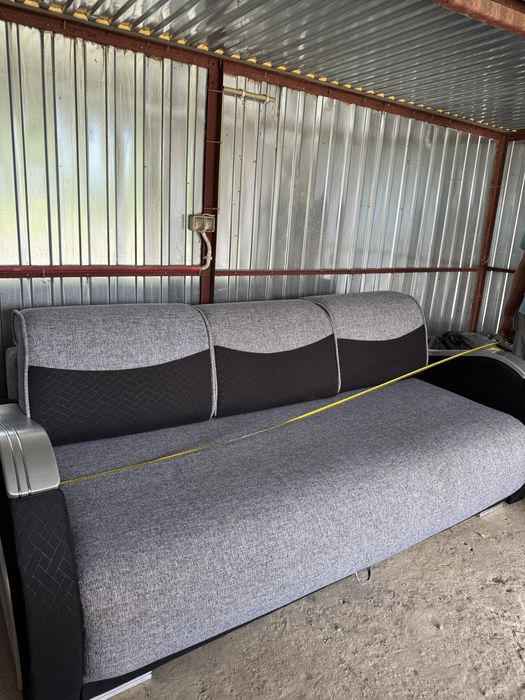 Kanapa szara z funkcją spania