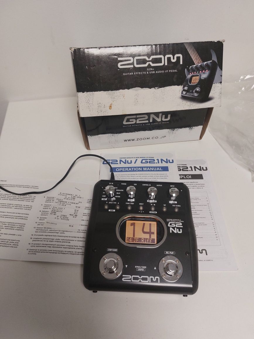 Multiefekt gitarowy zoom G2