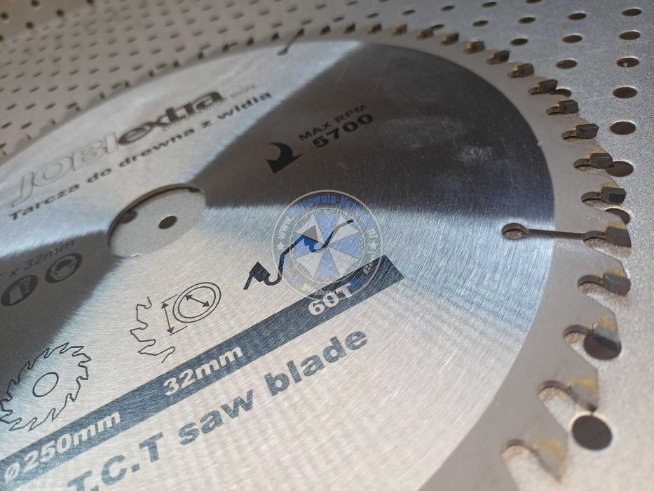 Tarcza do drewna z widią 250mm 60T tarcza do drewna 250mm 60 zębów