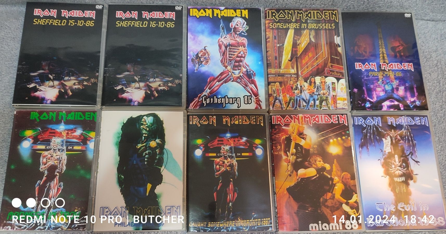 Iron Maiden - bootlegi DVD 86-88