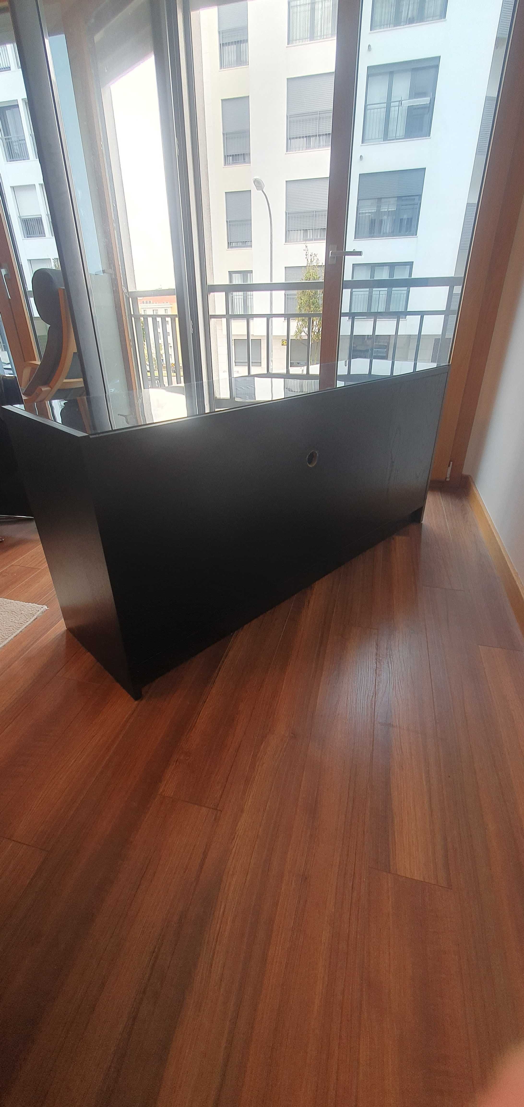 Móvel para Televisão ikea preto