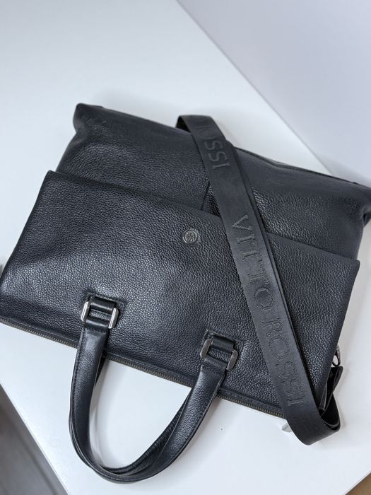 Чоловіча шкіряна сумка портфель під ноутбук Vitto Rossi