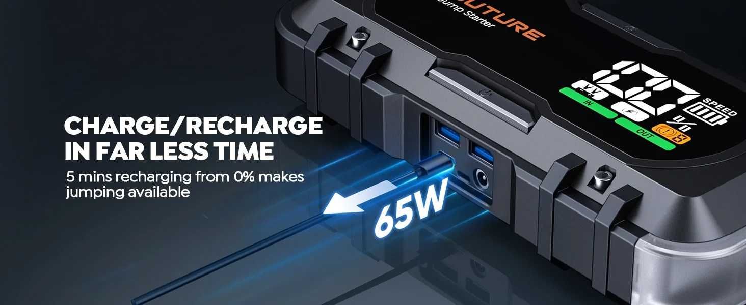 Buture Beta04 Car Jump Starter Booster/Powerbank 6000A rozruch Nowy
