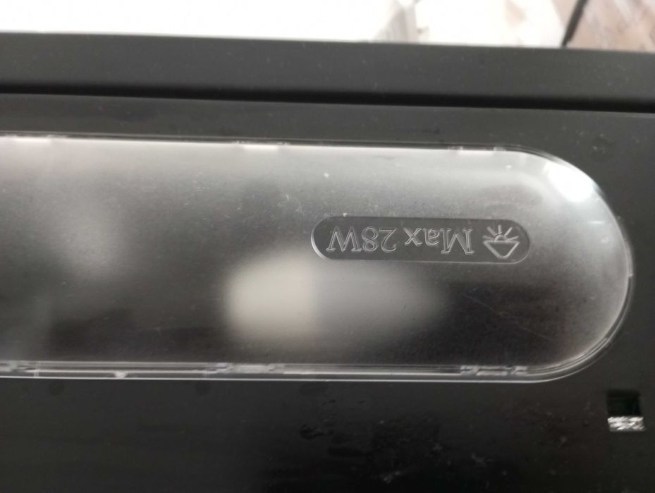 Okap podszawkowy  czarny stan bardzo dobry