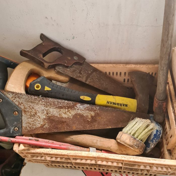 Lote de máquinas de construção e ferramentas