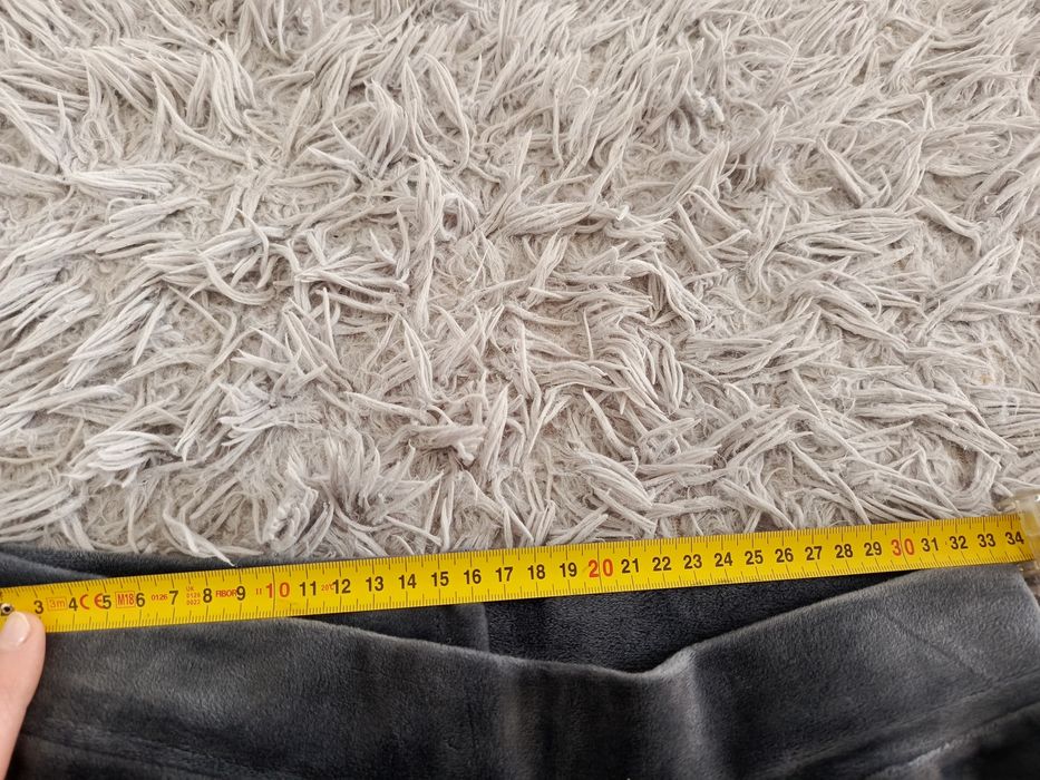 Spodnie getry damskie welurowe