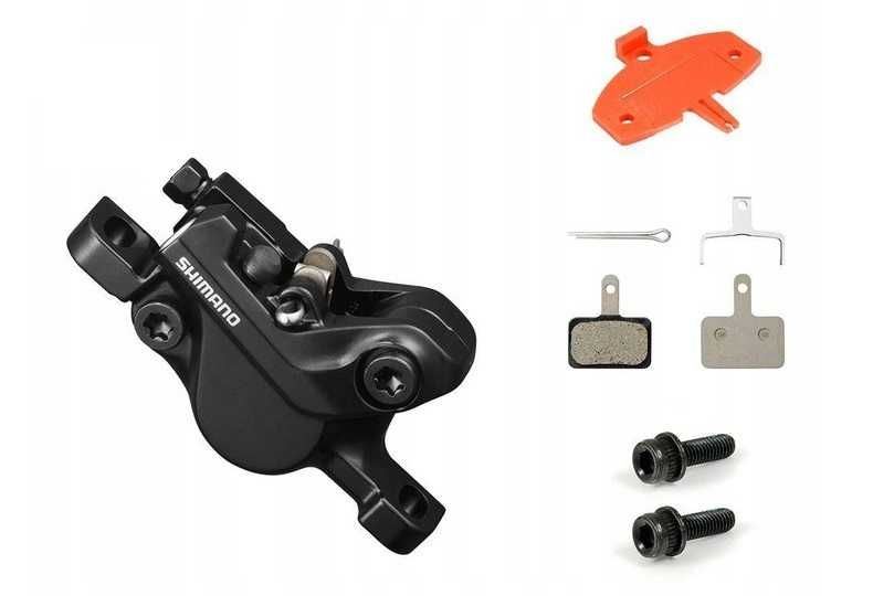 NOWY Zacisk Shimano Deore BR- MT500 przód / tył Post Mount PM + klocki