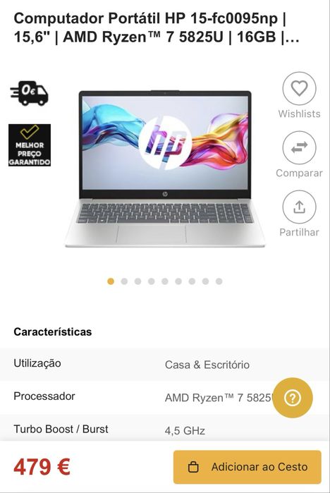 Hp Portatil Novo na Caixa