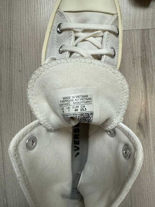 Damskie białe trampki Converse