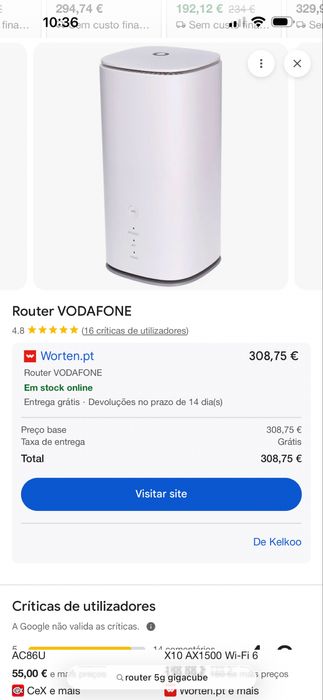 Router Gigacube Huawei MC888 5G ZTE (DESBLOQUEADO)