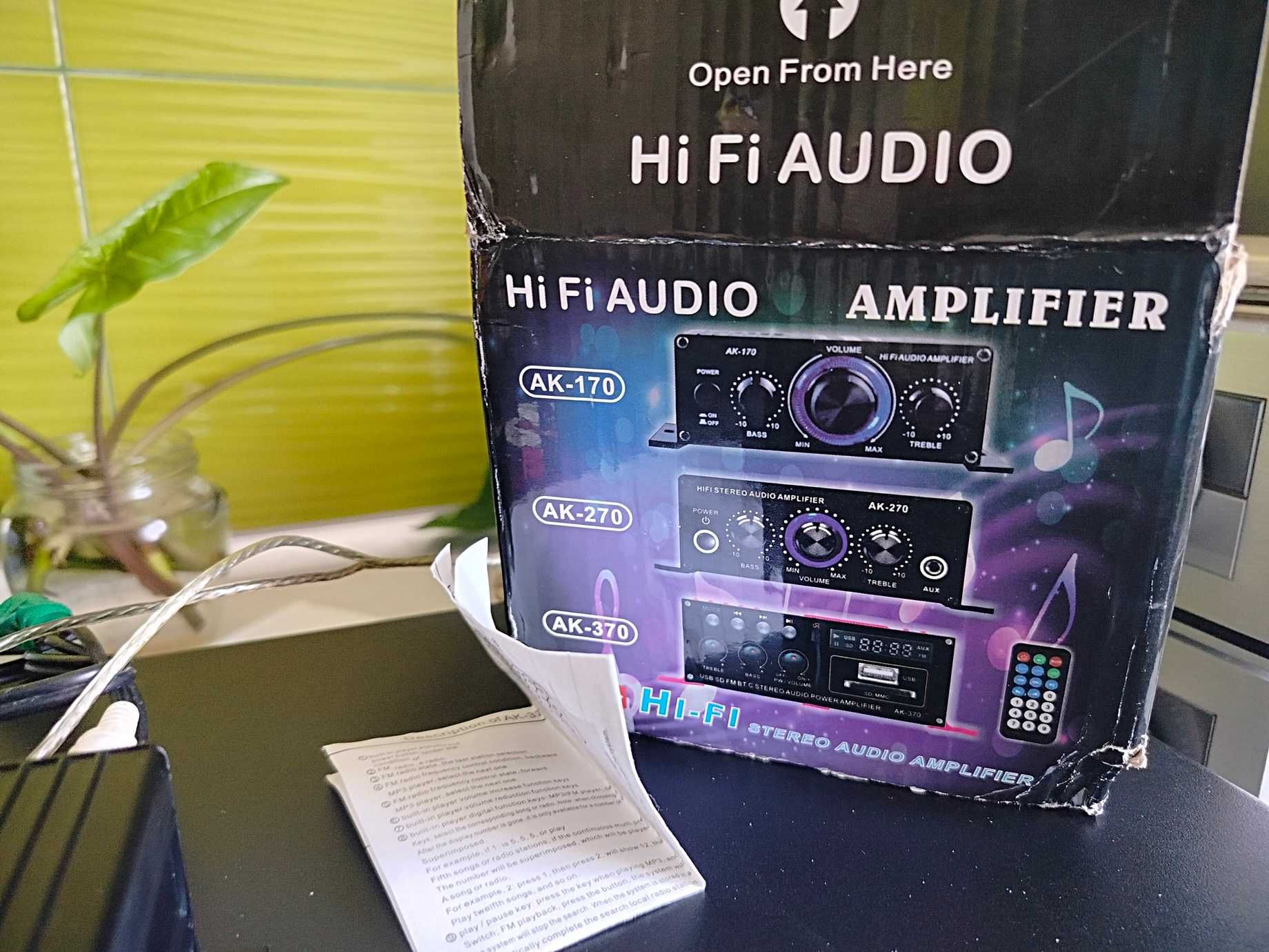 stereofoniczny wzmacniacz audio Hi-Fi. AK-170. NOWY