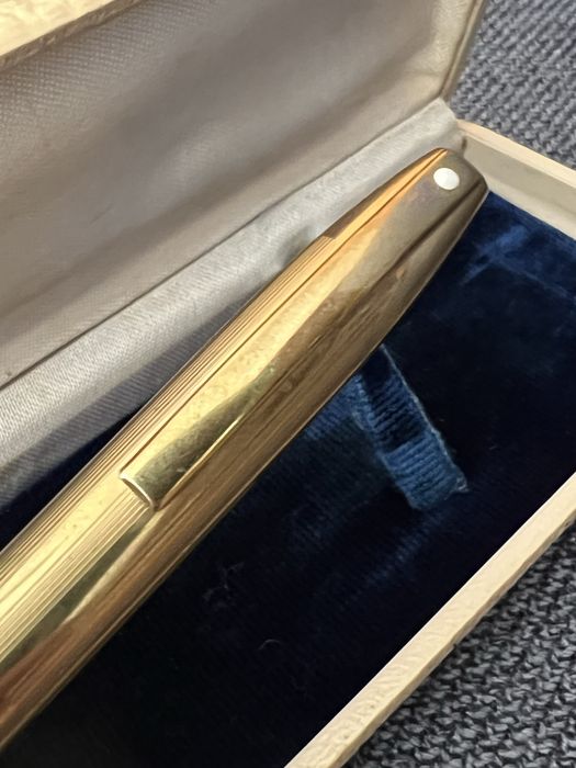 Caneta Sheaffer  em ouro antiga