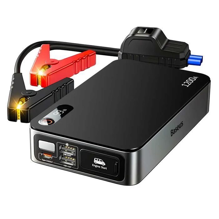 Пуско-зарядное устройство Baseus Super Energy Pro+ 12000mAh 1200A