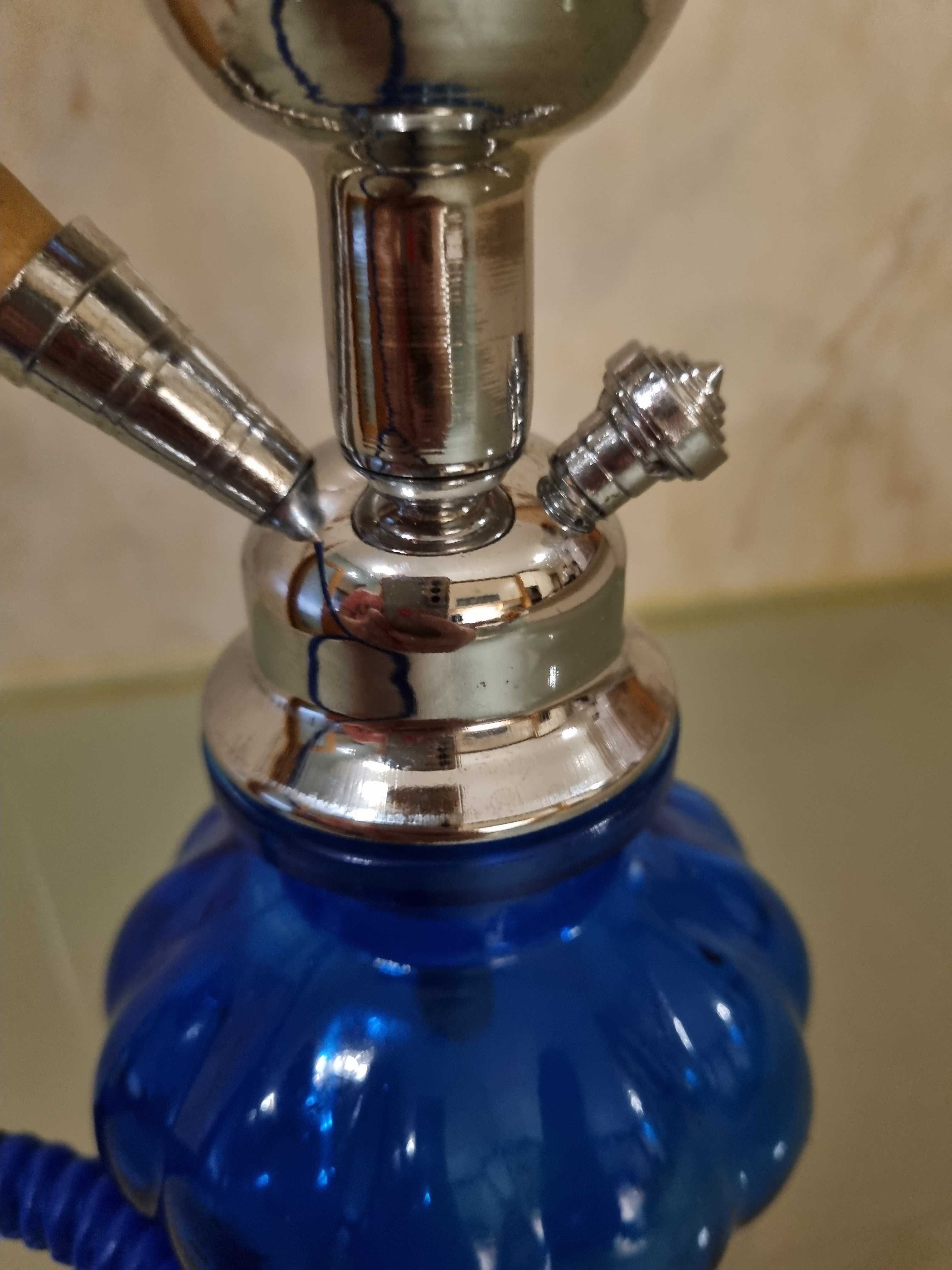 Shisha - Azul, Prateada e madeira