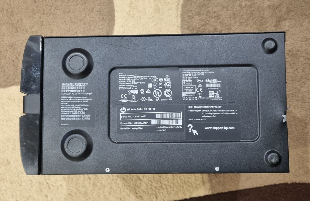 Hp 460/i5-6400/4×2,7-3,3/ram8/ssd+hdd/wifi+bluetooth